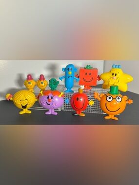 Mr Men & Little Miss McDonalds/Arbys Figurine Set